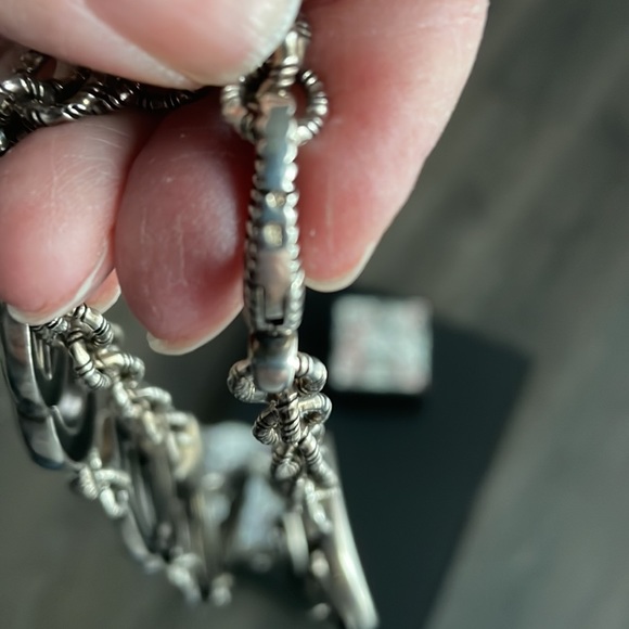 Authentic Gucci Runway Logo GG Sterling Silver Adjustable Necklace - Picture 7 of 13